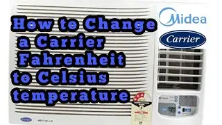 Air conditioner Fahrenheit to Celsius temperature & Celsius to Fahrenheit temperature Settings