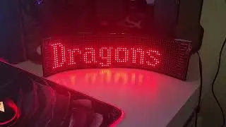 Dragons on the Rayhome LED Matrix Panel