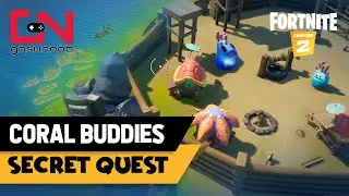 Fortnite Coral Buddies Secret Quest - The Wood Age NEW Island Update