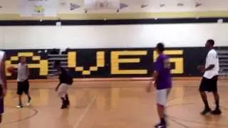 MJ Armstrong Balling at workout 2
