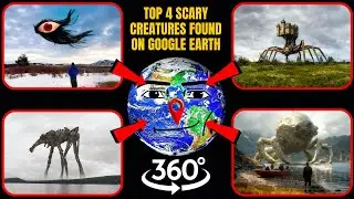 VR 360&deg; - Top 4 Scary Creatures Found on Google Earth!