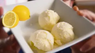 Glace italienne au citron - facile - rapide - peu d'ingrédients