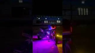 Splendor Full Light Modification With Flasher🥵| Splendor Neon Lights All Modification 😱| #shorts