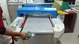 9 point calibration of a double head needle detector machine.