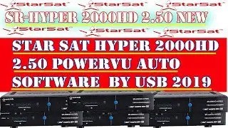 Star Sat hyper 2000 HD 2 50 2019 latest power vu software