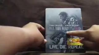 Edge of Tomorrow (All You Need Is Kill) blu ray steelbook Japan unboxing