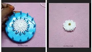 woolen flower making - stencil tool flower making
