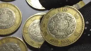 Diez pesos 2000 y 2001 las monedas del milenio 