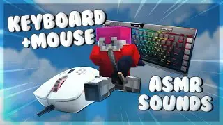 Keyboard + Mouse Sounds ASMR [Solo Bedwars]