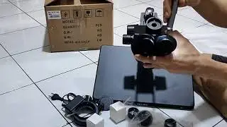 Microscope Trinocular RELIFE M3T-B3 + Led Lamp Review + Tutorial Pemasangan