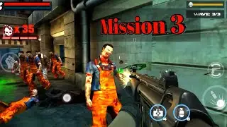 Dead Target Zombie Game 🥺 part 2 [ mission 3 ] very dengurus