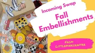 Fall Embellishments Incoming Swap from Jill