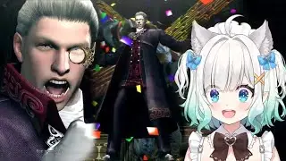 Минт теряет самообладание во время сцены Данте и Агнуса 【Maid Mint Fantome】