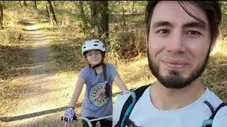 Sophie's First trail ride at River Legacy