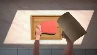 Cartoon. Mom is thinking about baby , baby is thinking about game.Мультик Мама думает о ребенке, реб