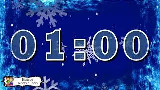 1 Minutes Winter Snow Timer w Music