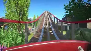 Hurricane - Retro Wooden Coaster POV [Planet Coaster]