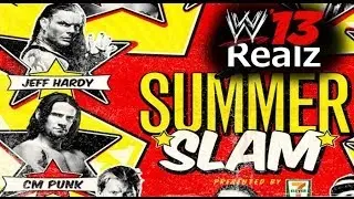 WWE Summerslam 2009 - Jeff Hardy vs CM Punk WWE 2K14 Simulation