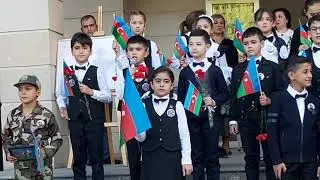27 sentyabr Şəhid Anım günü . 229 saylı məktəb. Təşkil edən Rəsmiyyə müəllimə.