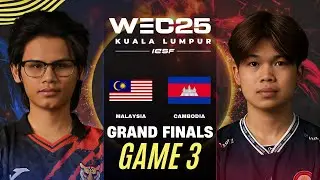 MALAYSIA vs CAMBODIA GAME 3 IESF WEC25 GRAND FINALS | MAS vs CAM