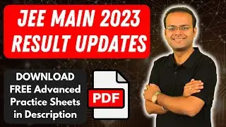 JEE Main 2023 Result Update