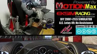 DIY 2DOF ZTLS car racing simulator project (AC Lotus49 ) Powered By MotionMax Manager