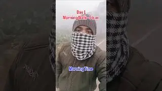 Day 1 Morning Walk challenge 5 km #vlogs #vlog #firstvlog
