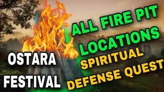 AC VALHALLA (ALL 8 FIRE PIT LOCATIONS) SPIRITUAL DEFENSE QUEST - OSTARA FESTIVAL EVENT