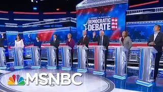 Democratic Rivals United Against Trump At Democratic Debate - Day That Was | MSNBC