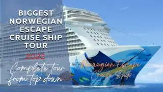 BIGGEST Norwegian Escape Cruise Ship Tour: Amazing Cruise Ship Caught on camera