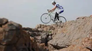 Amazing stunt riding...on a carbon road bike