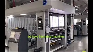 printed POF shrink film polyolefin printing film