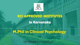 RCI approved Institute List in Karnataka for M.Phil Clinical Psychology Course.
