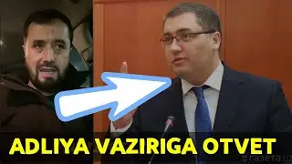 Adliya vaziri Ruslanbek Davletovga domla Abror Muxtor Aliy dan otvet