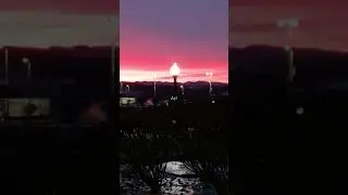 Red sky at night,  sailors delight. Red sky at dawn,  sheeit, that's your ass