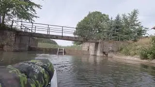 Plaukiame baidare Siesarties ir Baltųjų Lakajų ežerais.  Kayaking around lakes Siesartis - Lakajai