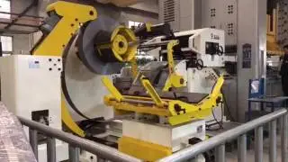 Power press machine auto press lines with automatic uncoiler leveler and feeding machines