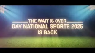 DAV National Sports 2025 | New Dates & Venues Announced | Official Update #davtv #davnationalsports