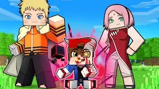 O FILHO de NARUTO e SAKURA com o KARMA de ISHIKI OTSUTSUKI no NARUTO Minecraft