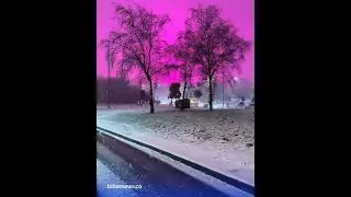 Pink sky mystery lights up Birmingham