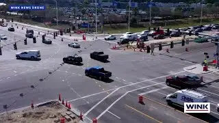 Drivers react to newly opened intersection on Colonial Blvd.