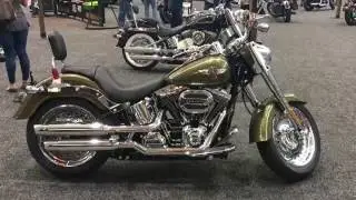 2017 Fat Boy Harley-Davidson customized olive gold
