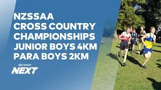 Junior Boys 4km | Para Boys 2km | NZSS Cross Country Champs 2021