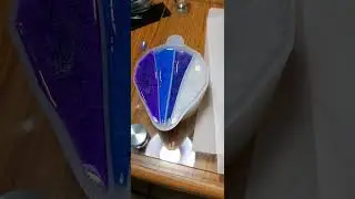 How to make epoxy knife scales and keep colors separate.
