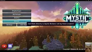 Minecraft Mystic horizons gameplay