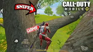 Tree is the best camping spot in cod mobile | Call of duty br gameplay 