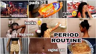 Honest Period Routine 🩸💮 | Tips, pain, hacks, hygiene, food... | Brown Life