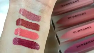 Burberry Liquid Lip Velvet Swatches