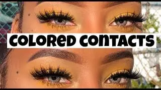 MY AFFORDABLE COLORED CONTACTS | Tayo Arts