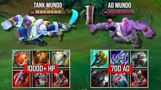 TANK MUNDO vs AD MUNDO FULL BUILD FIGHTS & Best Moments!